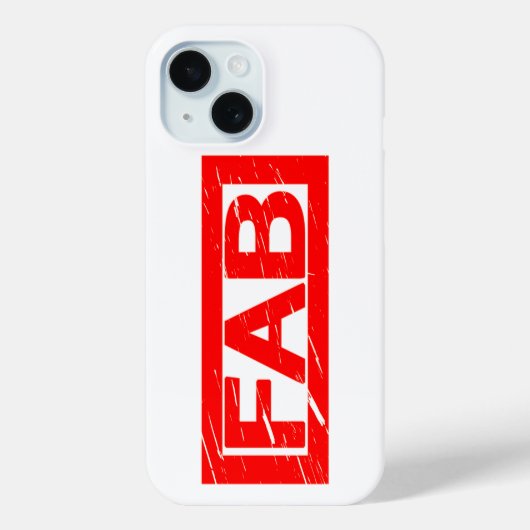 Fab Stamp Case-Mate iPhone Case (Achterkant)