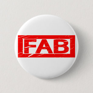 Fab Stamp Ronde Button 5,7 Cm