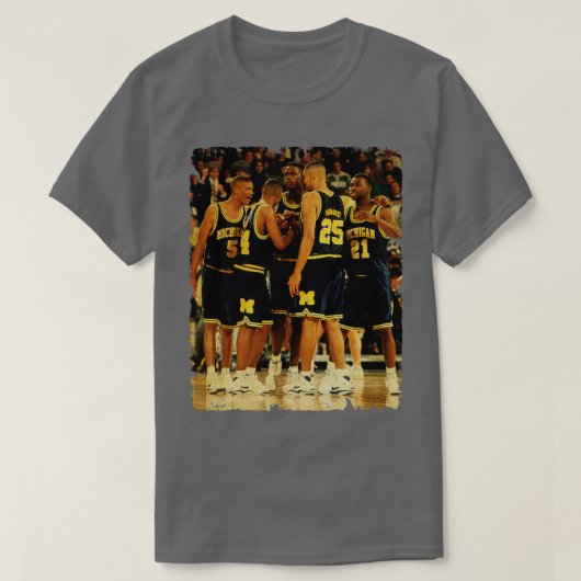 Fab Vijf ontwerp van basketbal T-shirt (Design voorkant)