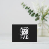 Fab Visitekaartje (Staand voorkant)