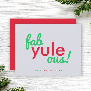 Fab Yule Ous Fun Fab voor heerlijk kerststaartje Feestdagenkaart
