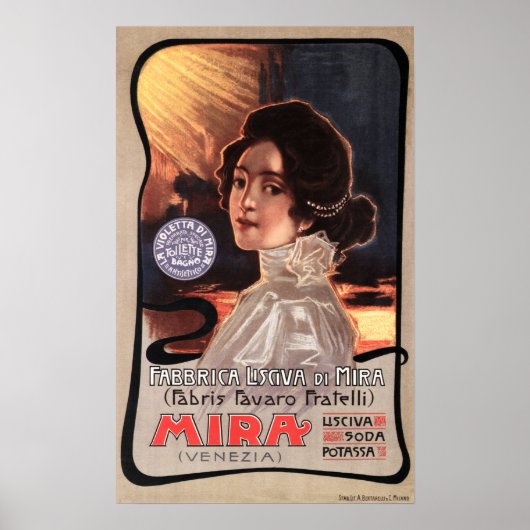Fabbrica Lisciva Mira Soap Italië Wasmiddel Poster (Voorkant)