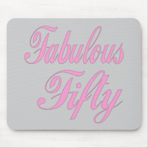 Fabelachtige 50ste Verjaardag Mousepad Muismat