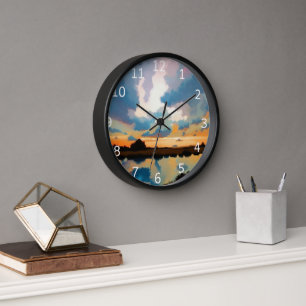 Fabelachtige wolk ,Reflecties, zon boven water