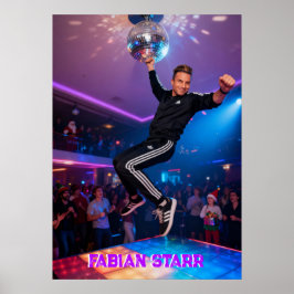 FABIAN STARR - DISCO BALL POSTER