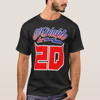 Fabio Quartararo 20 El Diablo Fan Art FQ20 Superbi T-shirt