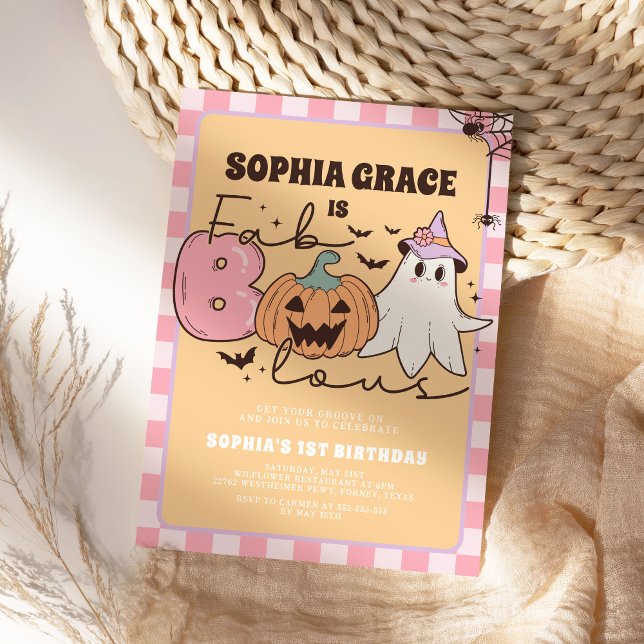 Faboolous Leuke Ghost Groovy Halloween Verjaardag