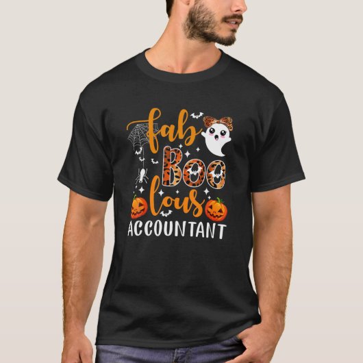 Faboolse accountant Gift Halloween Cos T-shirt (Voorkant)
