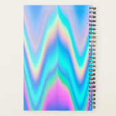 Fabot néon holographique unicorne nom rose (Dos)