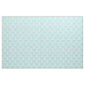 Fabric Aqua Parisian Damask Pattern Stof (Yard (91,4 cm))