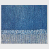 Fabric Blue Jeans Background, Denim texture Cadeaupapier (Vlak)