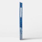 Fabric Blue Jeans Background, Denim texture Case-Mate iPhone Case (Achterkant / Links)