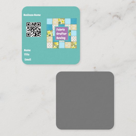 Fabric Crafter Carte de visite (Devant / Derrière)