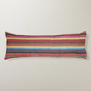 Fabric Stripes Patroon verkleurde I + uw ideeën Lichaamskussen