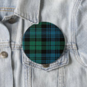 Fabric Tartan Round Button (In situ)