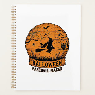 Fabricant de baseball Halloween Sorcière volante L