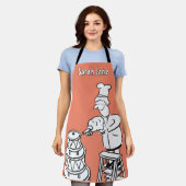 Fabricant de gâteaux décorant tablier de gâteau gé (Porté)