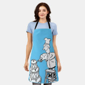 Fabricant de gâteaux décorant tablier de gâteau gé (Porté)