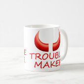 Fabricant de problème et tasse de café de klaxons (Devant droit)