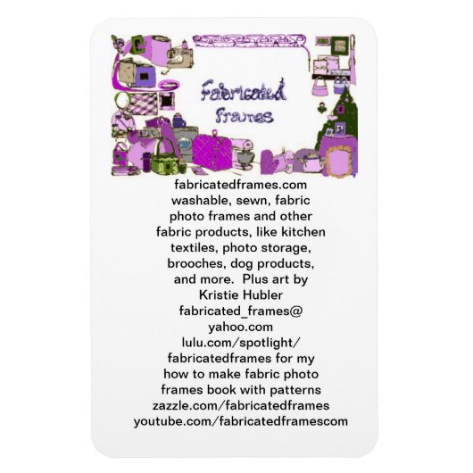 fabricatedframes.com logo Premium Flexi Magnet Magneet (Verticaal)