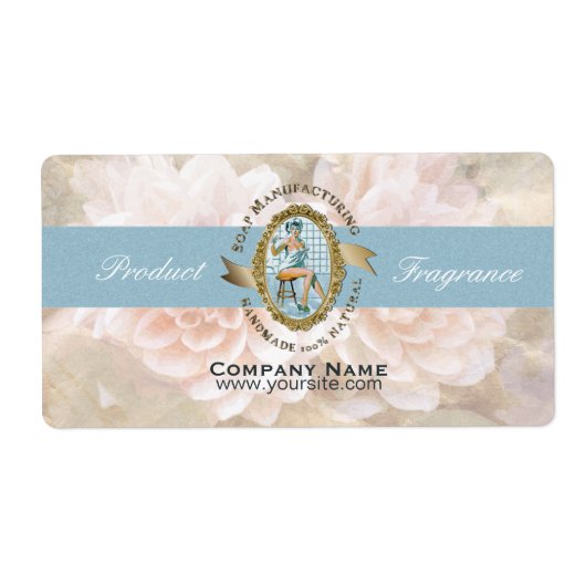 Fabrication de savon - Étiquette de produits (Devant)