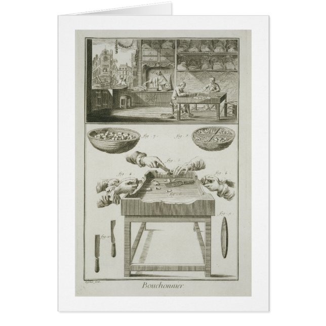 Fabrication des lièges de bouteille, du (Devant)