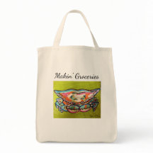 Fabrication du sac de crabe d'épiceries