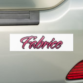 Fabrice faded rose Autocollants (En voiture)