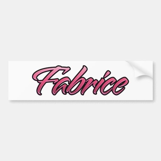 Fabrice faded rose Autocollants (Devant)