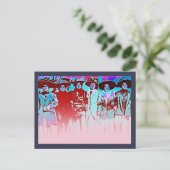 Fabrieksmatige vrouwenstaking 1909 briefkaart (Staand voorkant)