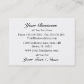 Fabriquage / Mode / Carte de visite photographique (Dos)