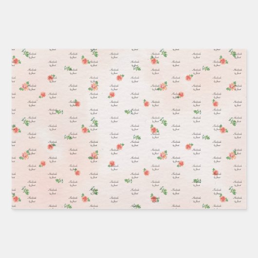 Fabriqué à la main Assortiment de feuilles de papi (Devant)