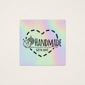 Fabriqué à la main avec amour entreprise artisanal (Devant)