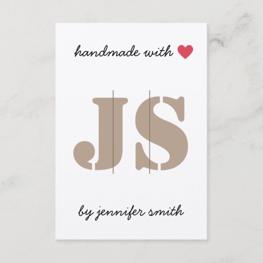 Fabriqué à la main avec le support de la carte d'a (Devant)