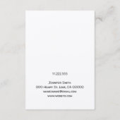 Fabriqué à la main avec le support de la carte d'a (Dos)