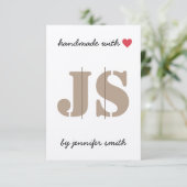 Fabriqué à la main avec le support de la carte d'a (Debout devant)