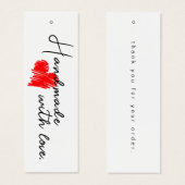 Fabriqué à la main avec les cartes de balise Hang  (Devant & derrière)