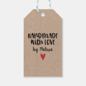 Fabriqué à la main avec Love Kraft étiquettes cade (Dos)