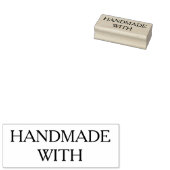 Fabriqué à la main avec tampon en caoutchouc, fabr (Tamponné)