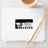 Fabriqué à la main par - étiquette (En situation)