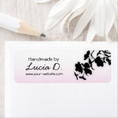 Fabriqué à la main par - étiquette (En situation)