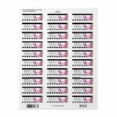 Fabriqué à la main par - étiquette (Feuille entière)