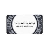 Fabriqué à la main par - étiquette (Devant)