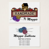 Fabriqué à la main par (Tricot) ... SRF (Devant & derrière)