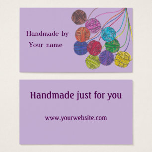 Fabriqué à la main par (votre nom), boules de fils