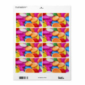 Fabriqué à la main pour vous Étiquette de boutons  (Feuille entière)