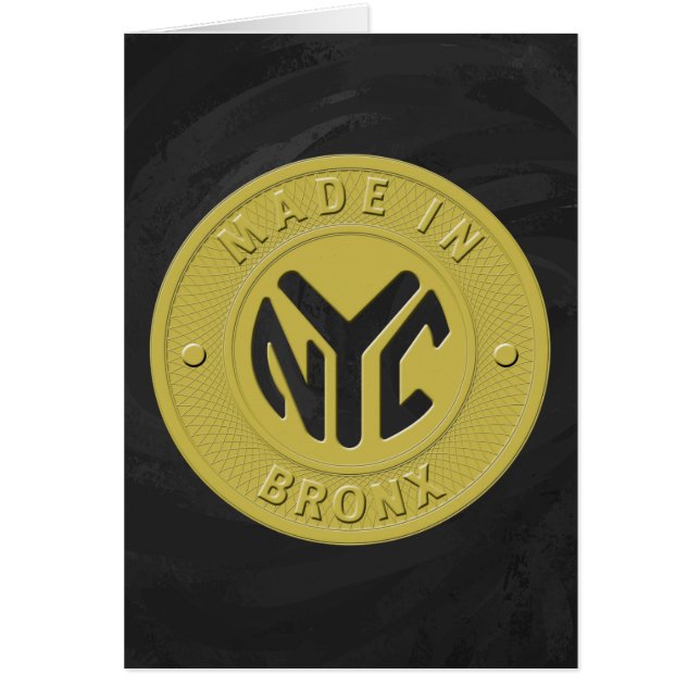 Fabriqué À New York Bronx (Devant)