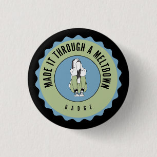 Fabriqué à travers un badge de fusion