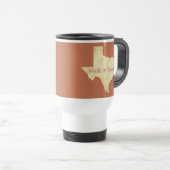 Fabriqué au Texas Rouille Voyage / Mug Commuter (Devant droit)