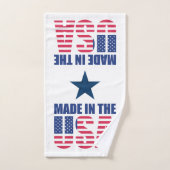 Fabriqué aux États-Unis (Serviette à main)